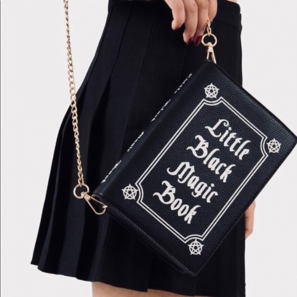 BLACK MAGIC • LEATHER CROSS BODY PURSE - Picture 2 of 8